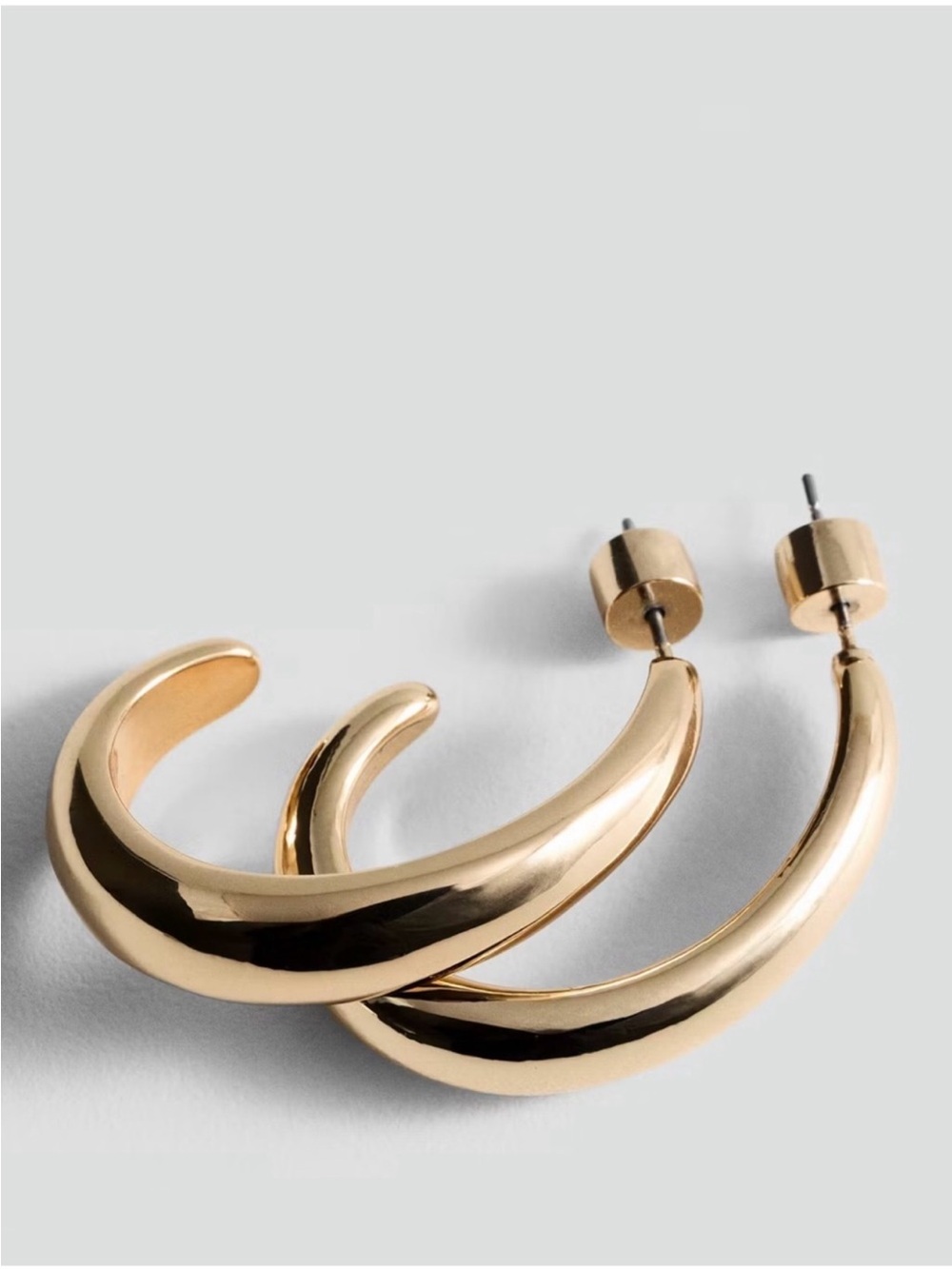 Mango hoop earrings